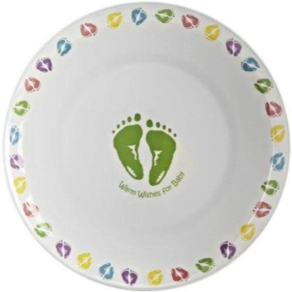 NIB Baby Shower Autograph Plate - Picture 1 of 4